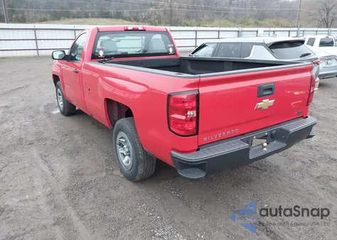 2016 Chevrolet Silverado 1500 Wt из США, поврежденный, VIN 1GCNCNEH6GZ380153